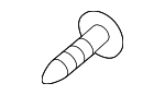 C2Z30809 - Body: Inner Molding Screw for Jaguar Image