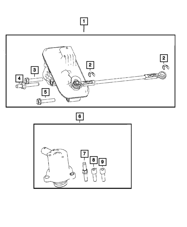 68619868AA - Engine: Turbocharger Actuator Kit for Mopar Image