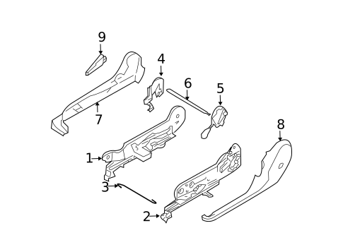 Tracks & Components for 2007 Nissan Quest #1
