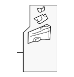 19183845 - Body: Upper Rail Assembly for Pontiac: Vibe Image