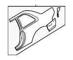 51402FA253 - Body: Quarter Panel for Subaru: Impreza Image