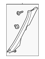 85895JI000NNB - : Lock Pillar Trim for Hyundai Image