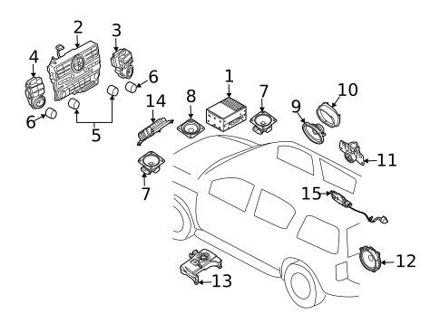 Sound System for 2009 INFINITI QX56 #0