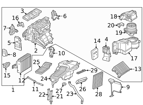HVAC Case for 2018 Mercedes-Benz G63 AMG #0