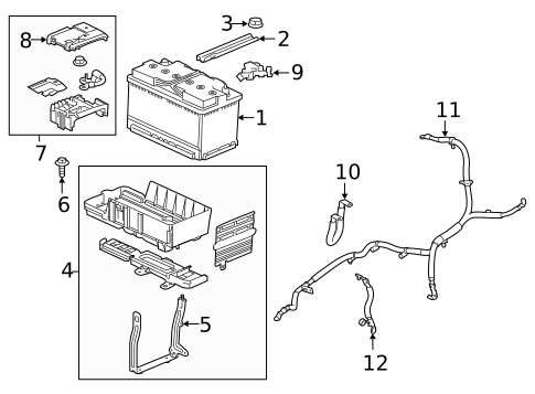 Battery for 2017 Buick Envision #0
