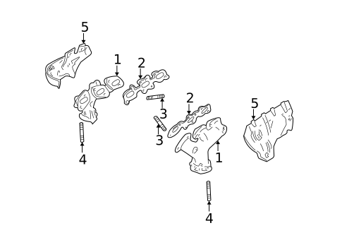 Exhaust Manifold for 2001 INFINITI I30 #0