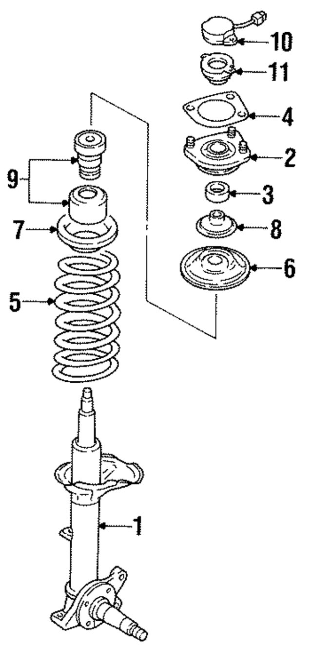 5432958S00 - Suspension: Seal for Infiniti Image