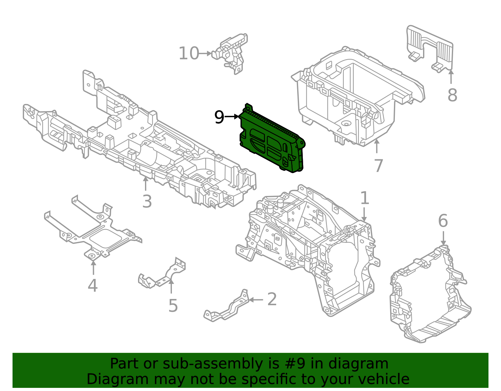 2022-2024 Audi e-tron GT Light Bar Plug WHT-007-849 | TascaParts.com