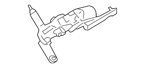 Rear Windshield Wiper Motor For Chevy Equinox (2007-09), Pontiac Torrent, Suzuki XL-7 (6 Pins)