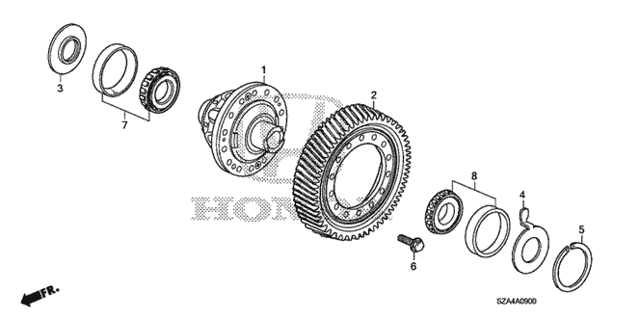AT Differential (2WD) for 2012 Honda Pilot #0