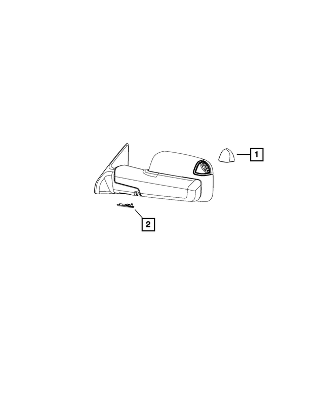 68460987AA - Electrical: Puddle Lamp, Left for Mopar Image
