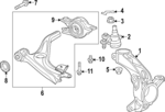 51360T22A10 - Unclassified: Lower Control Arm for Acura Image