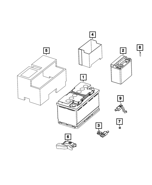 68675548AA - : Battery Sensor for Mopar Image