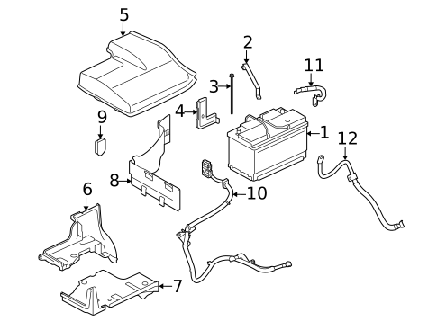 Battery for 2012 Land Rover LR4 #0