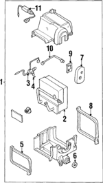 BC1M61J14 - : 1994-1998 Mazda - Expansion Valve for Mazda: 626, MX-3, MX-6, Protege Image