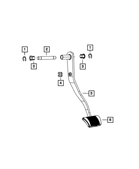 Brake Pedals for 2013 Jeep Wrangler #0