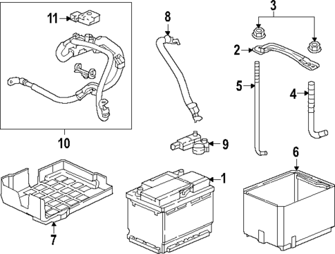 Battery for 2024 Honda Civic #0