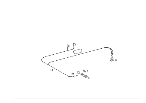 Luggage Compartment Lamp for 1998 Mercedes-Benz C43 AMG #0