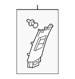 84111TZ5A03ZD - : Upper Center Pillar Trim for Acura Image