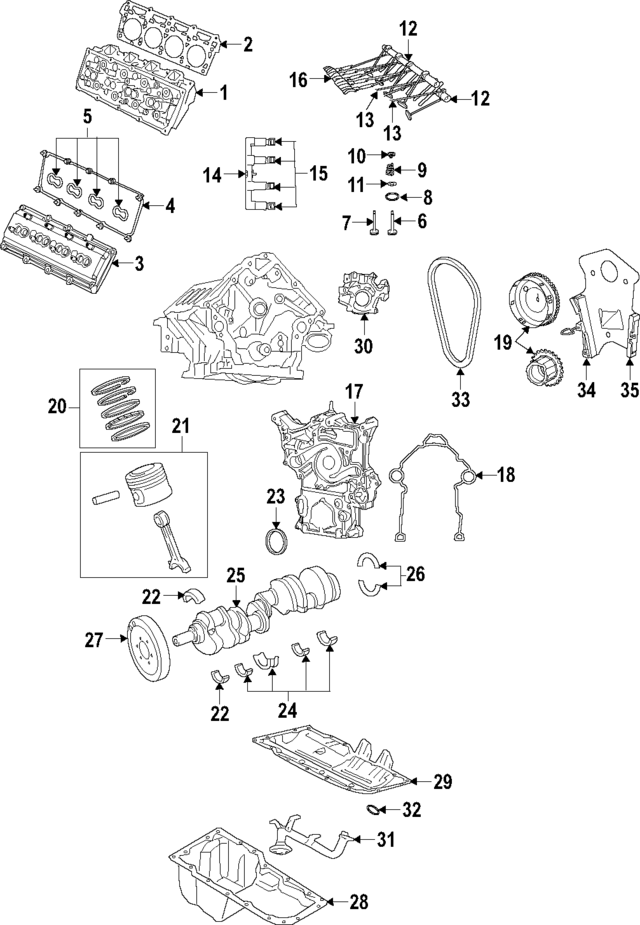 68280502AF - Engine: Cylinder Head for Mopar Image