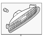 30613668 - : 2000 Volvo Side Marker Lamp for Volvo: S40, V40 Image