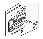 823012G7524U - Body: Door Trim Panel for Kia: Optima Image