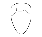 8231527000 - Body: Door Trim Panel Clip for Kia: Amanti, Cadenza, EV6, Forte, Forte Koup, Optima, Rio, Rondo, Sedona, Seltos, Sorento, Soul, Soul EV, Sportage Image