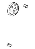 84859647 - : 2024-2025 GMC Sierra 3500 HD - Hub Cap for GM Image