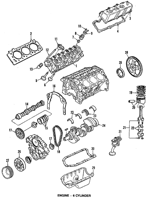 Engine for 1992 Ford Probe #0