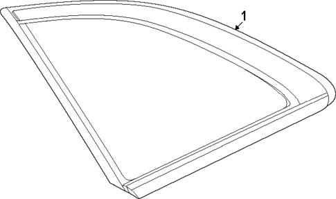 Glass & Hardware for 2025 Mercedes-Benz EQE SUV AMG&reg; #0
