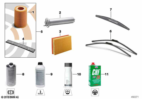 Engine Oil / Maintenance Service for 2014 BMW 535dX #0