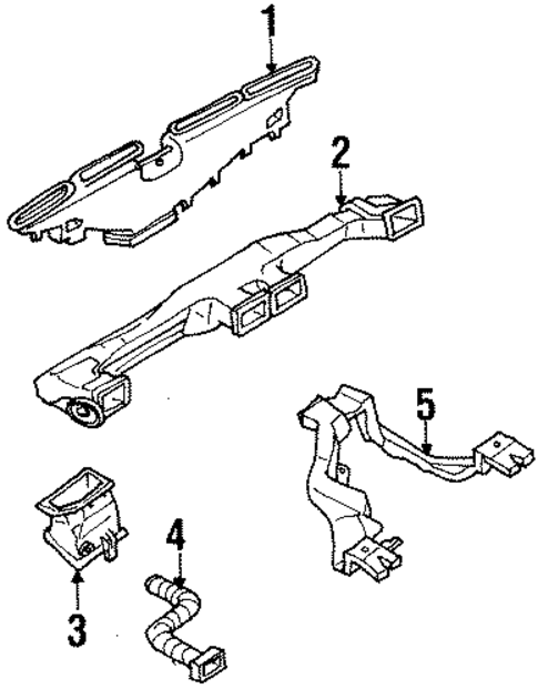 Ducts for 2002 Honda Passport #0