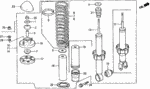 51689SH9003 - Chassis: PLATE, BUMP STOP (SHOWA) for Honda Image