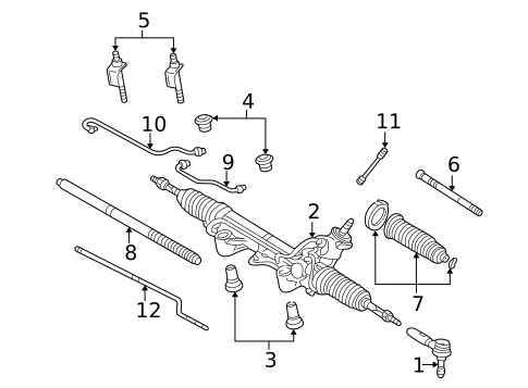 Steering Gear & Linkage for 2002 Ford Explorer Sport #0