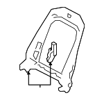 4K0881515C - Body: Seat Back Frame for Audi Image
