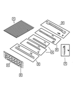 68141708AA - Body Sheet Metal Except Doors: Rear Box Crossmember for Mopar Image