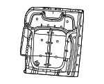 68376068AD - Body: Seat Back Pad for Mopar Image