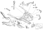 41118209651 - Bodywork: Left Shock Absorber Support for BMW Image