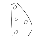 GA2C5336X - Body: Hook for Mazda: 626, MX-6 Image