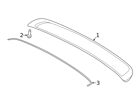 Spoiler for 2018 Land Rover Range Rover Evoque #0