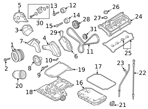 Filters for 2000 Audi A6 Quattro #1