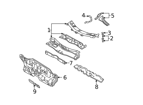 Cowl for 2003 Ford Focus #0