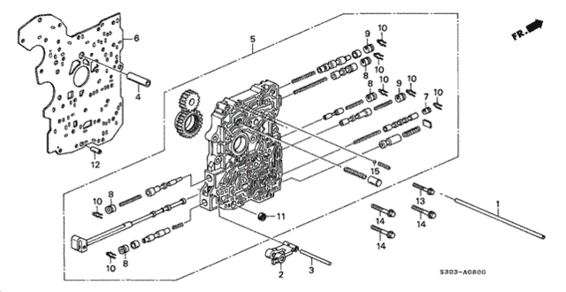 AT Main Valve Body for 1997 Honda Prelude #0