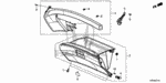 66417SB3670 - Interior/Bumper: RUBBER, GLOVE BOX STOPPER for Honda Image