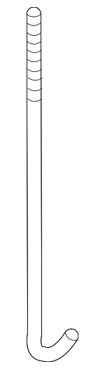 31513SDB000 - : Hold Down Rear Bolt for Acura Image