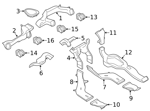 Ducts for 2020 Mini Cooper Clubman #0