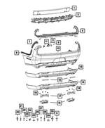 6101981 - Frame, Bumper and Fascia: Screw for Dodge: Challenger Image