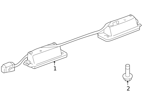 License Lamps for 2020 Lexus GX460 #0