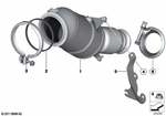 18307607665 - : Rp Catalytic Converter.Close To The Engine for BMW Image