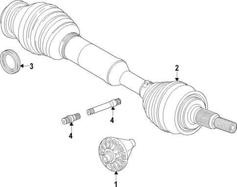 Drive Axles for 2024 Chevrolet Silverado EV #0